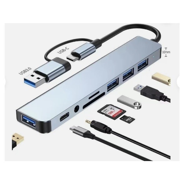 usb-type c hub 8 in 1